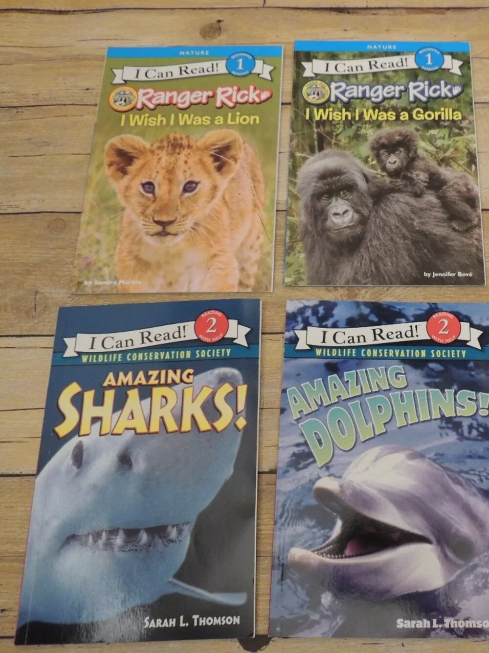 Lot of 6 I Can Read Animal/Nature Books